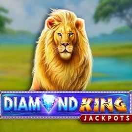 Jackpots logo of Diamond King Jackpots from SpinPlay Games at Goatz Casino