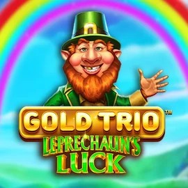 Gold Trio Leprechaun's Luck casino game by Playtech – featured logo at Goatz Casino