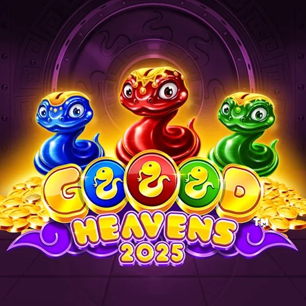 Goood Heavens slot logo by Rarestone Gaming at Goatz CasinoGoood Heavens