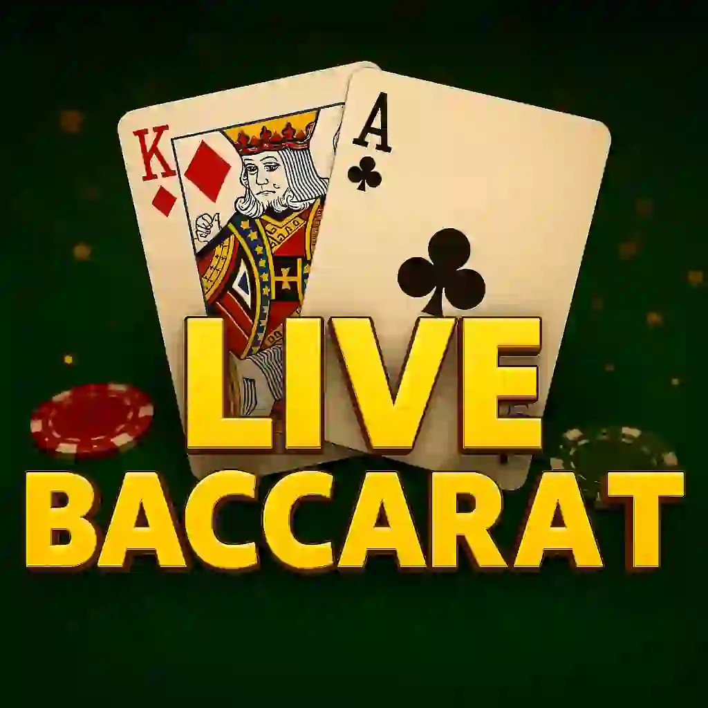 Live Baccarat slot logo by Pragmatic Live at Goatz CasinoLive Baccarat