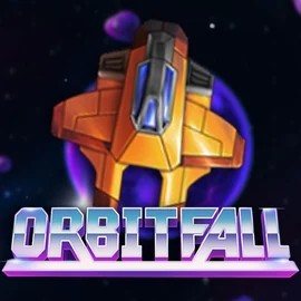 Logo of Orbitfall from ELK Studios at Goatz Casino