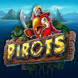 Pirots slot logo by ELK Studios at Goatz CasinoPirots