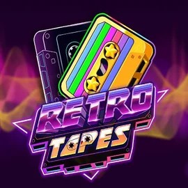 Retro Tapes logo by Push Gaming at Goatz CasinoRetro Tapes