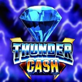 Thunder Cash slot logo by Novomatic at Goatz CasinoThunder Cash