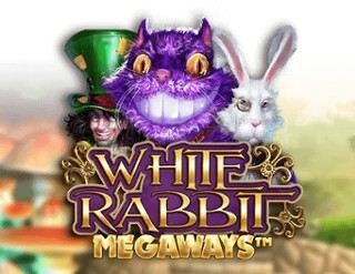 White Rabbit slot logo by Big Time Gaming at Goatz CasinoWhite Rabbit
